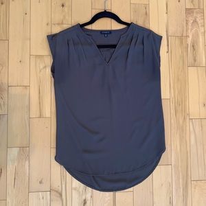 Pleated Sheer Blouse